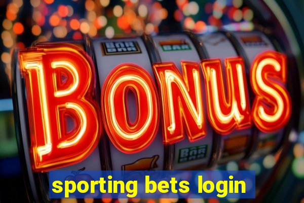 sporting bets login