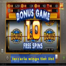 terraria wings tier list