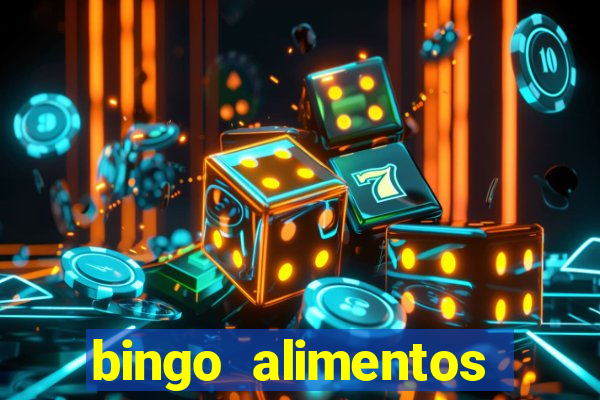 bingo alimentos para imprimir