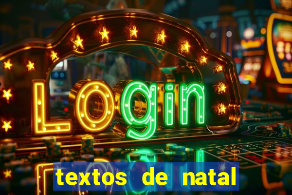 textos de natal para leitura