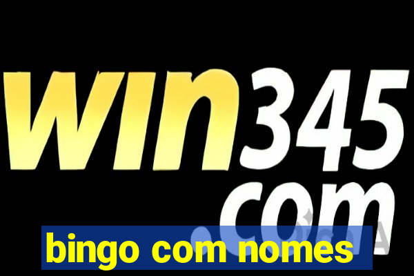 bingo com nomes