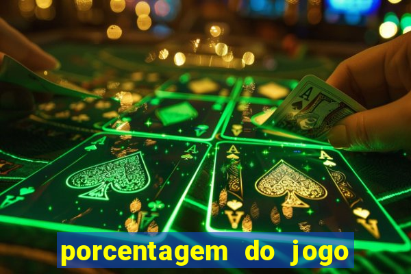 porcentagem do jogo fortune tiger