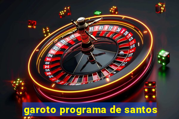 garoto programa de santos